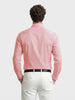 Men's Pink Slim Fit Solid Casual Shirt