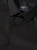 Men's Black Slim Fit Solid Casual Shirt