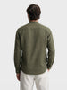 Men's Olive Regular Fit Solid Casual Shirt