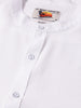 Men's White Relaxed Fit Textured Casual Shirt