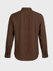 Men's Brown Slim Fit Textured Casual Shirt