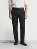 Men's Black Slim Fit Solid Casual Chinos