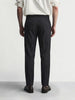 Men's Black Slim Fit Solid Casual Chinos