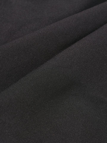 Men's Black Slim Fit Solid Casual Chinos