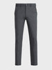 Men's Grey Slim Fit Solid Casual Chinos