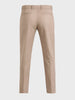 Men's Brown Slim Fit Solid Casual Chinos
