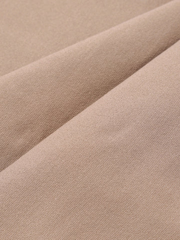 Men's Brown Slim Fit Solid Casual Chinos