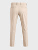 Men's Beige Slim Fit Solid Casual Chinos