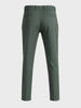 Men's Green Slim Fit Solid Casual Chinos