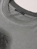 Men's Grey Relaxed Fit Graphic Street Wear T-Shirt