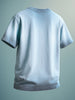 Men's Blue Relaxed Fit Graphic Printed 240 GSM Street Wear T-Shirt