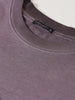 Men's Purple Relaxed Fit Graphic Printed 240 GSM Street Wear T-Shirt