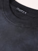 Men's Black Relaxed Fit Graphic Street Wear T-Shirt