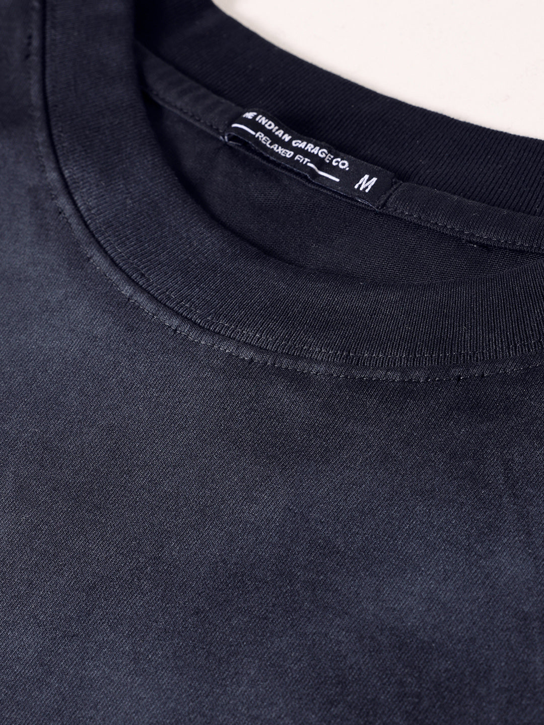 Men's Black Relaxed Fit Graphic Printed 240 GSM Street Wear T-Shirt