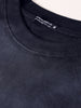 Men's Black Relaxed Fit Graphic Printed 240 GSM Street Wear T-Shirt