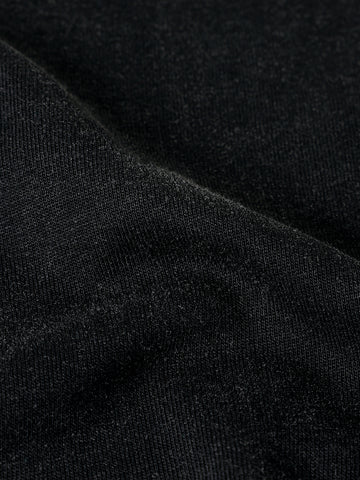 Men's Black Relaxed Fit Graphic Printed 240 GSM Street Wear T-Shirt