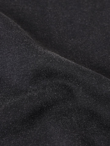 Men's Black Relaxed Fit Graphic Printed 240 GSM Street Wear T-Shirt