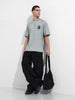 Men's Grey Relaxed Fit Graphic Street Wear T-Shirt