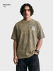 Men's Green Relaxed Fit Graphic Printed 240 GSM Street Wear T-Shirt
