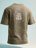 Men's Green Relaxed Fit Graphic Printed 240 GSM Street Wear T-Shirt