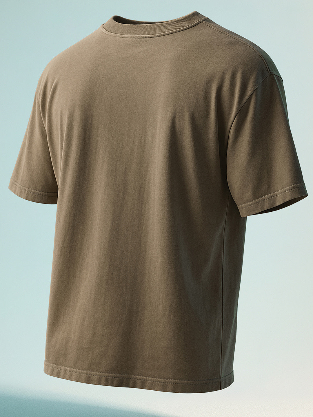 Men's Green Relaxed Fit Graphic Printed 240 GSM Street Wear T-Shirt