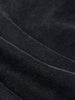 Men's Black Relaxed Fit Graphic Printed 240 GSM Street Wear T-Shirt