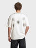 Men's Cream Relaxed Fit Graphic Printed 240 GSM Street Wear T-Shirt