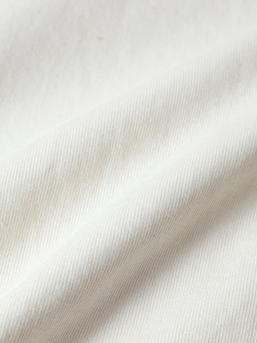 Men's Cream Relaxed Fit Graphic Street Wear T-Shirt