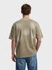 Men's Green Relaxed Fit Graphic Printed 240 GSM Street Wear T-Shirt
