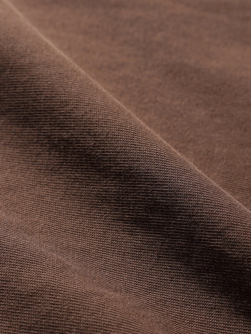 Men's Brown Relaxed Fit Graphic Printed 240 GSM Street Wear T-Shirt