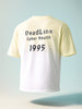 Men's Yellow Relaxed Fit Printed 240 GSM Street Wear T-Shirt