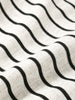 Men's Grey Relaxed Fit Striped Street Wear T-Shirt