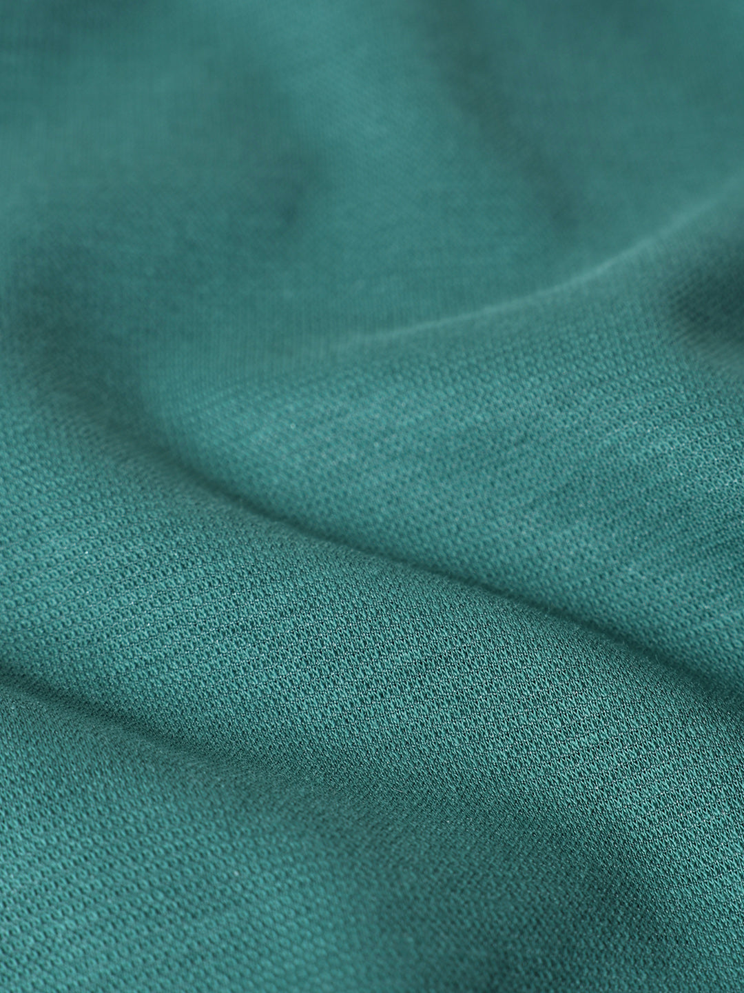 Men's Green Relaxed Fit Embroided Street Wear T-Shirt