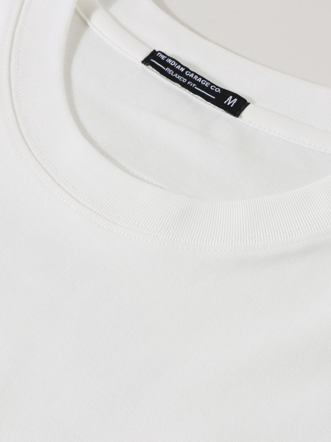 Men's White Relaxed Fit Printed Street Wear T-Shirt