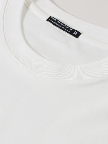 Men's White Relaxed Fit Printed Street Wear T-Shirt