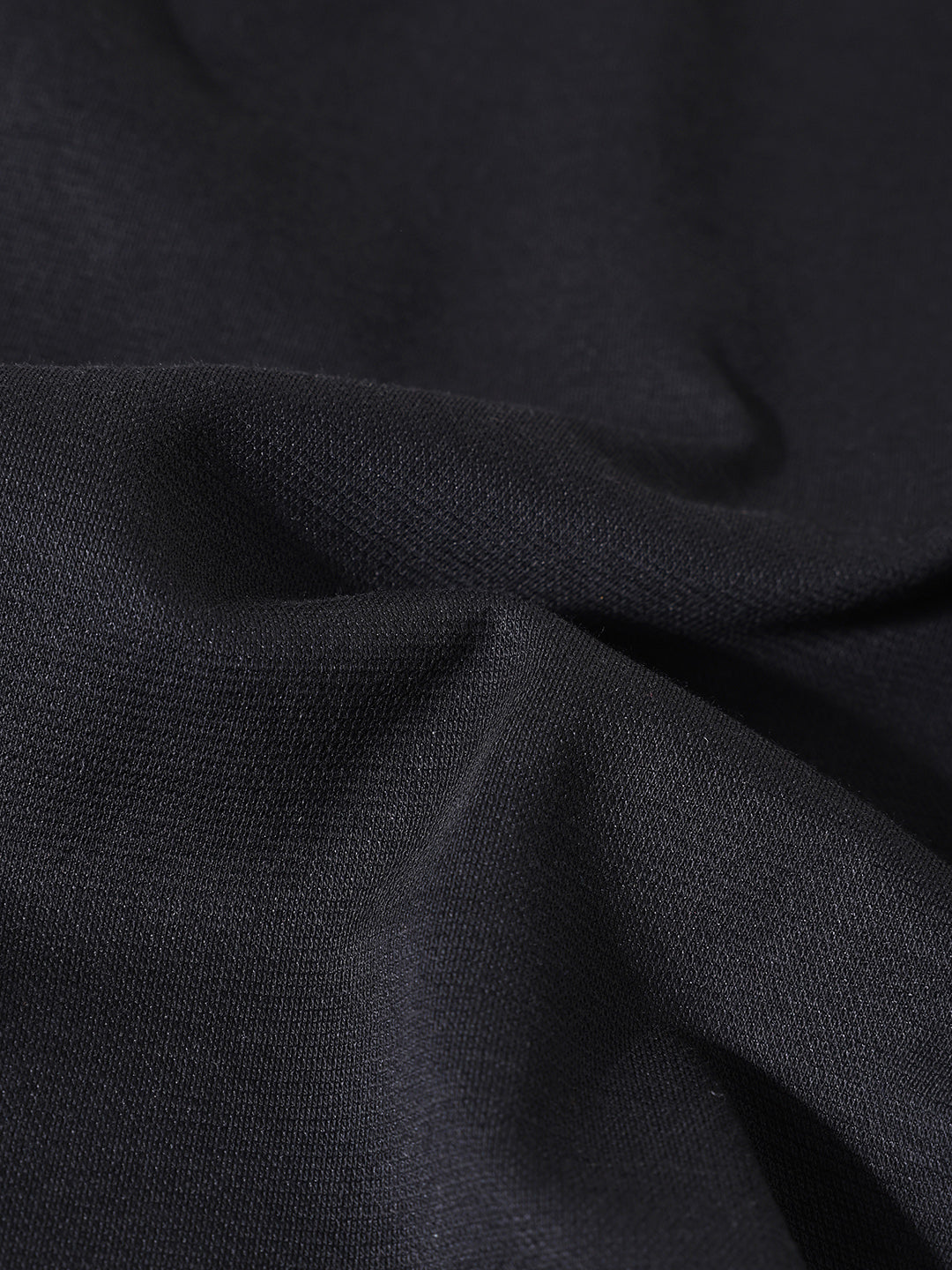 Men's Black Relaxed Fit Embroided Street Wear T-Shirt