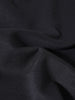Men's Black Relaxed Fit Embroided Street Wear T-Shirt