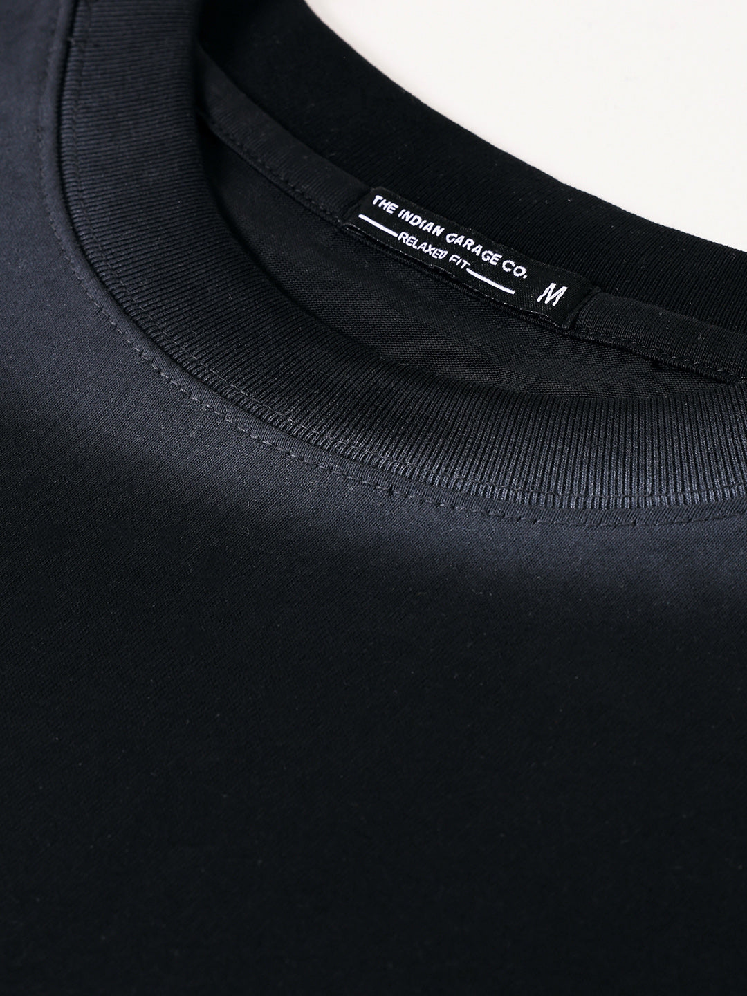 Men's Black Relaxed Fit Graphic Street Wear T-Shirt