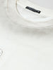 Men's Cream Relaxed Fit Graphic Street Wear T-Shirt