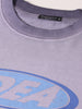 Men's Purple Relaxed Fit Graphic Street Wear T-Shirt