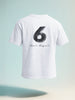 Men's White Relaxed Fit Graphic Printed 240 GSM Street Wear T-Shirt