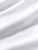Men's White Relaxed Fit Graphic Street Wear T-Shirt