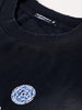 Men's Black Relaxed Fit Graphic Street Wear T-Shirt