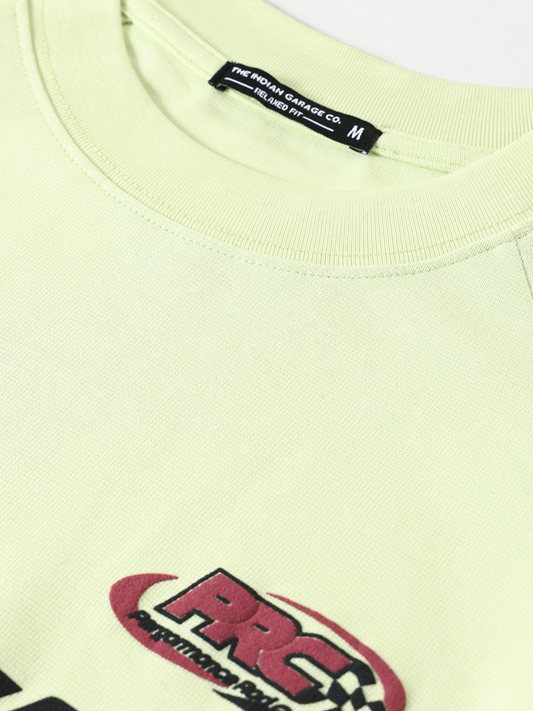 Men's Green Relaxed Fit Graphic Street Wear T-Shirt