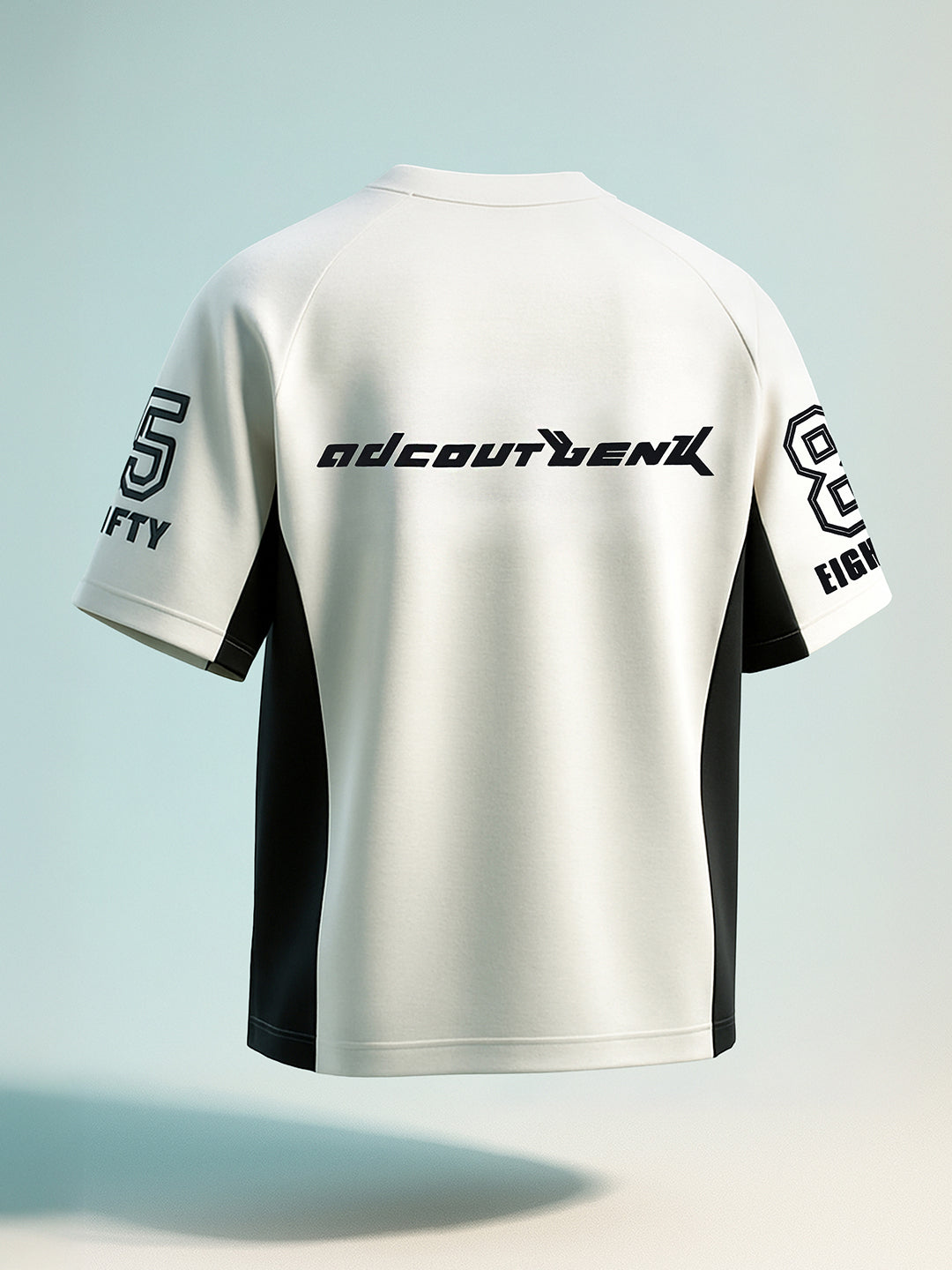 Men's Cream Relaxed Fit Graphic Printed 240 GSM Street Wear T-Shirt