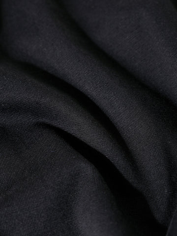 Men's Black Relaxed Fit Graphic Street Wear T-Shirt