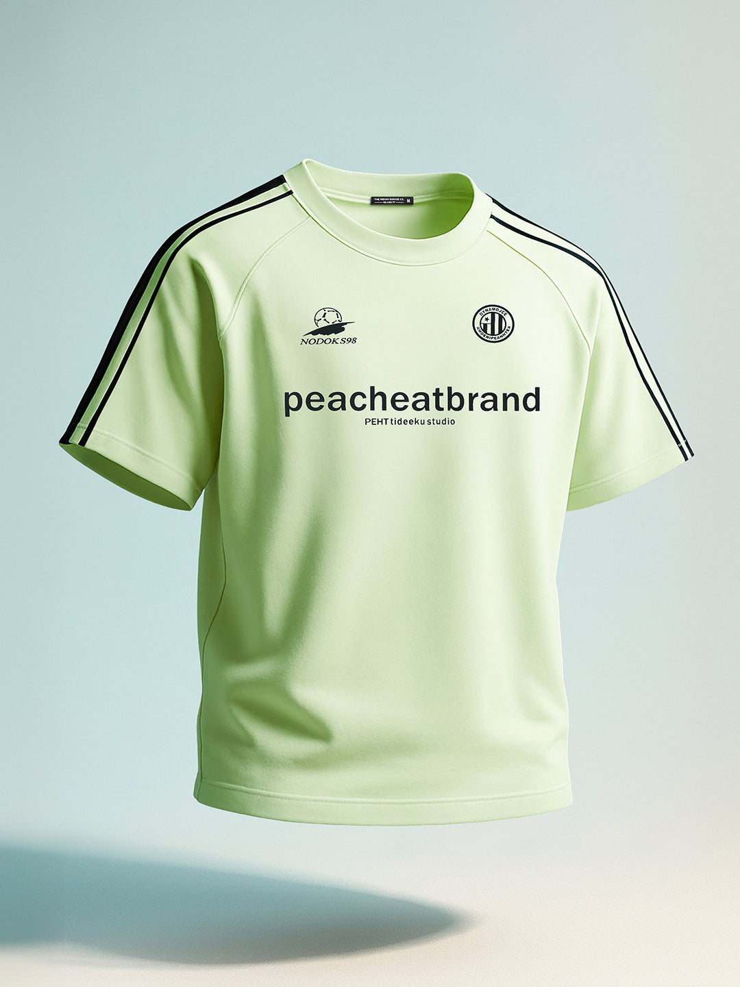 Men's Green Relaxed Fit Graphic Printed 240 GSM Street Wear T-Shirt