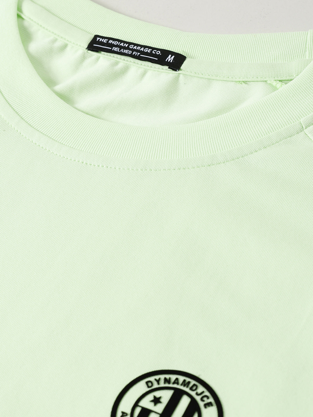 Men's Green Relaxed Fit Graphic Street Wear T-Shirt