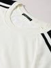 Men's Cream Relaxed Fit Graphic Street Wear T-Shirt