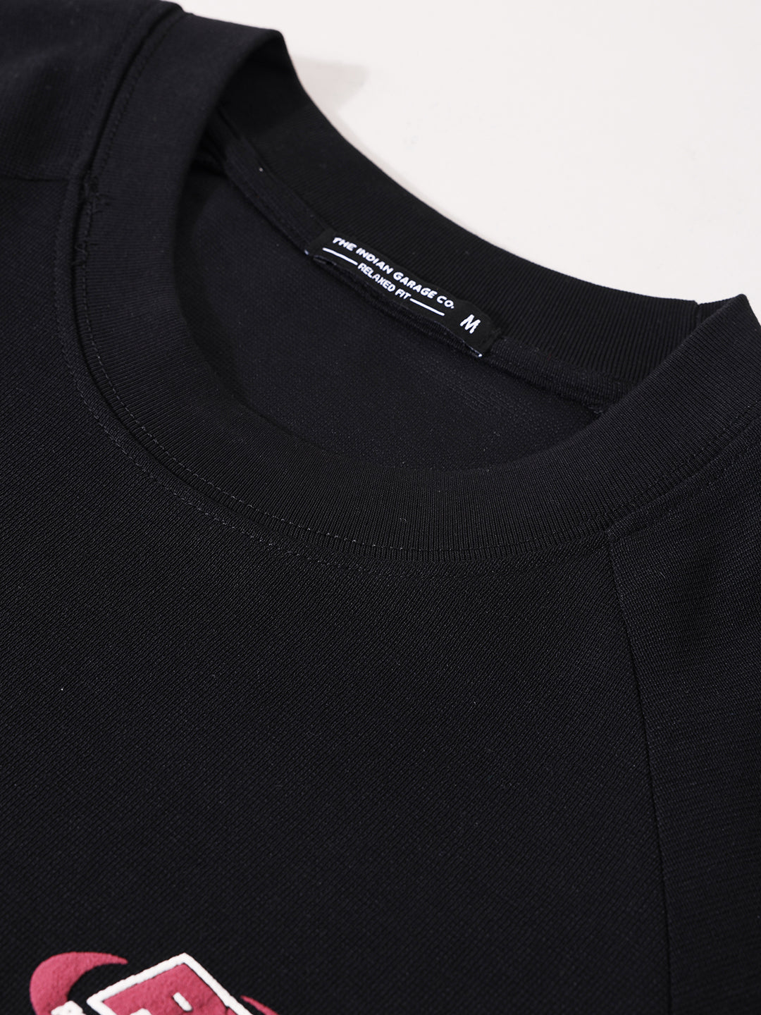 Men's Black Relaxed Fit Graphic Street Wear T-Shirt